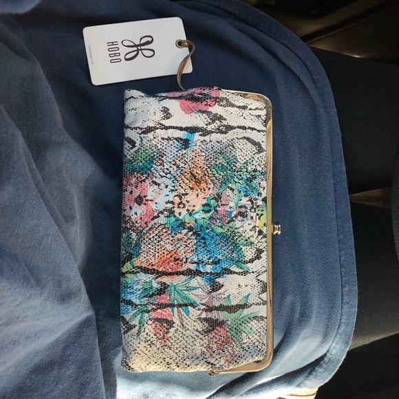 HOBO Handbags - HOBO Lauren Wallet- Lizard Floral Print